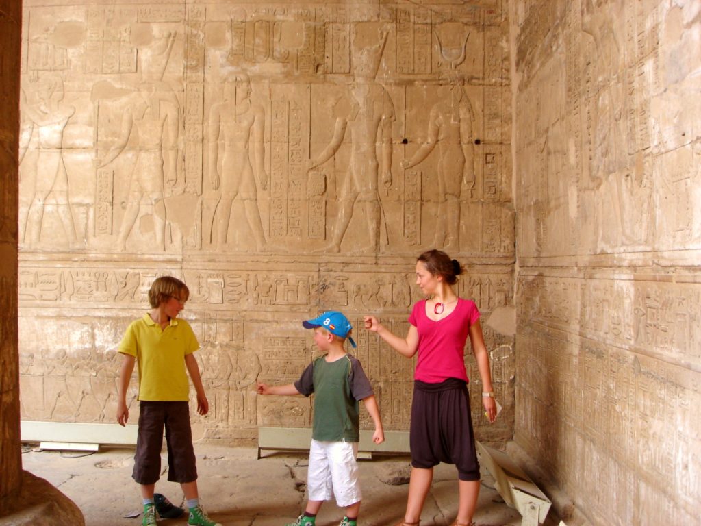 Séjour Égypte I Henry-Michel Tur et la famille Août 2009