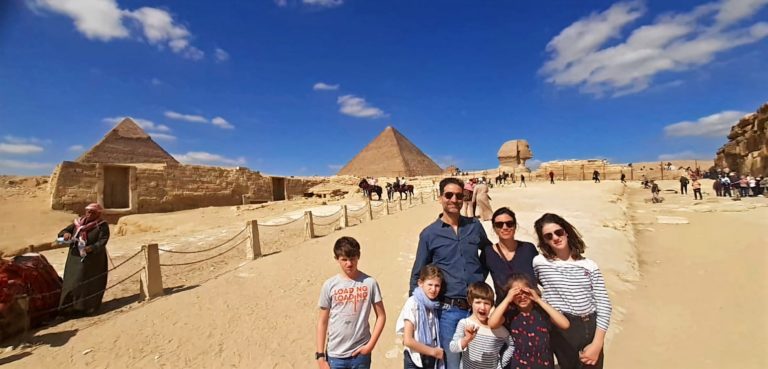 Egypte Voyage I Thomas, June Ortega & les enfants Février 2020